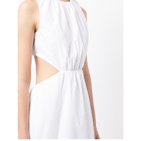 NEW SIR. Anja Cut Out Midi Dress in Chalk White Size 2 Medium Cut Out Maxi Dress - Picture 9 of 12
